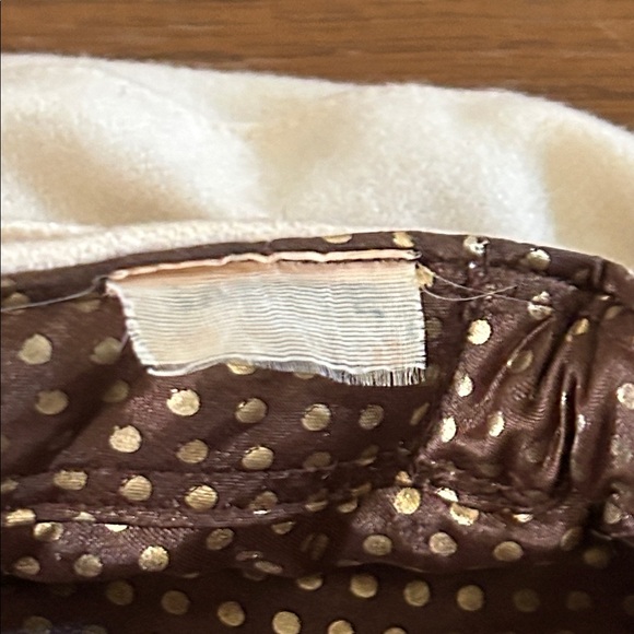 Vintage 60s Cream Bow Wool Hat - Picture 7 of 7